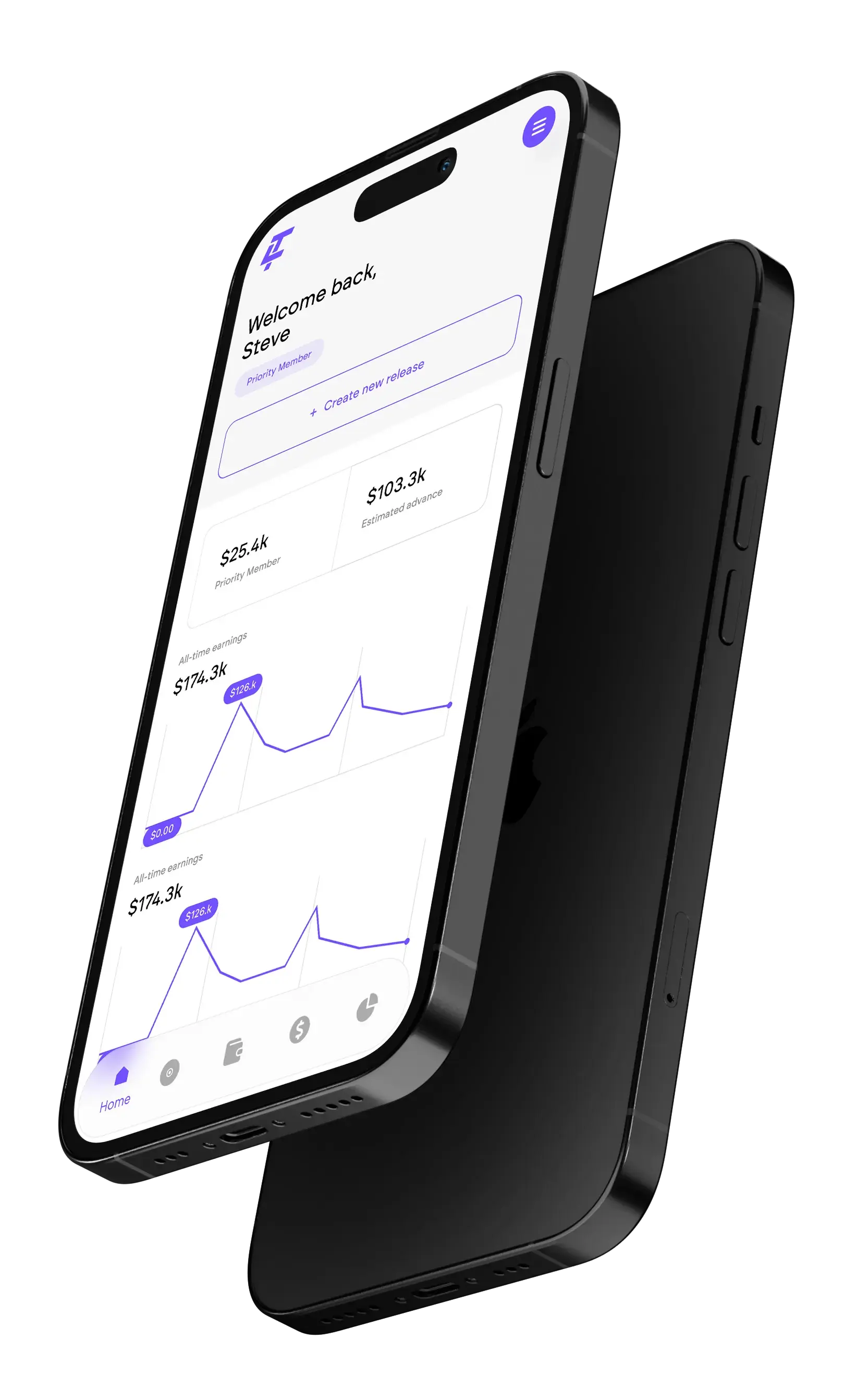 Too Lost mobile app interface on smartphone
